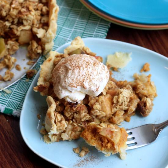 Pumpkin Pie Apple Crisp