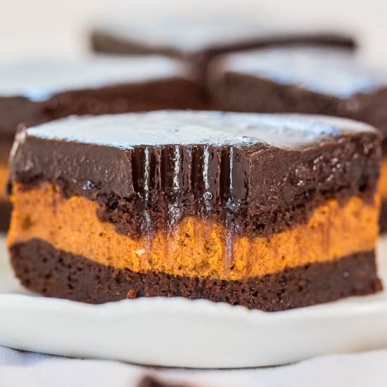 Best Pumpkin Cream Cheese Brownies