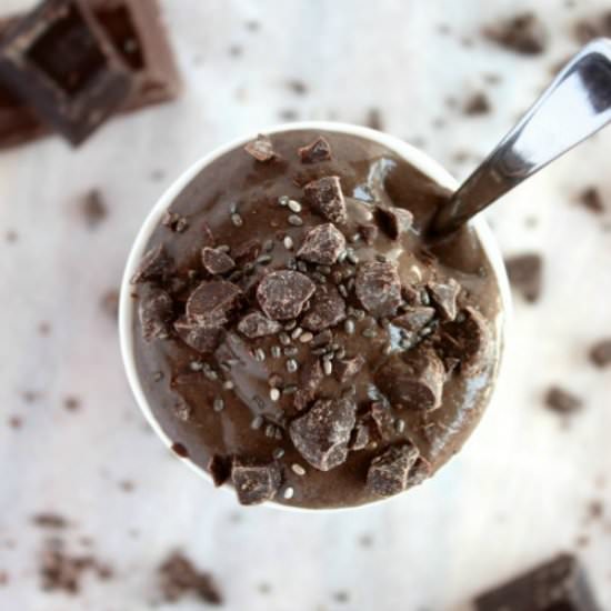 Whipped Choc Coconut Chia Pudding