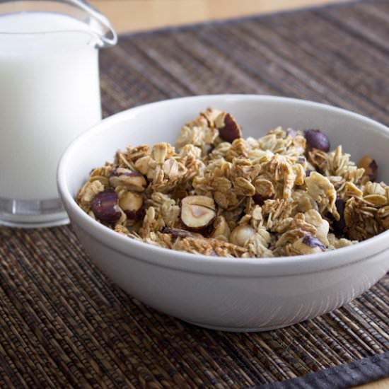Hazelnut Coffee Granola