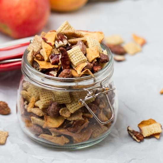 Easy Apple Cinnamon Snack Mix