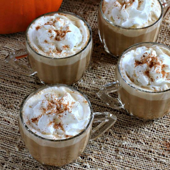 Slow Cooker Pumpkin Spice Lattes