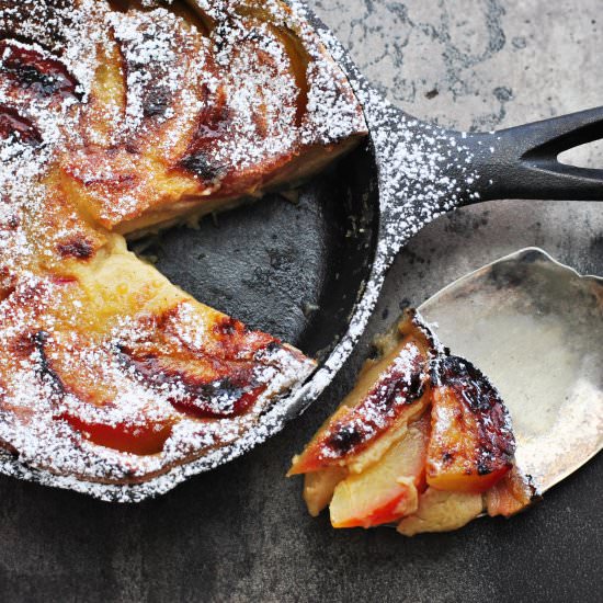 Brown Sugar Stone Fruit Clafoutis