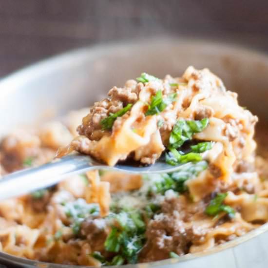 Unprocessed Lasagna Helper