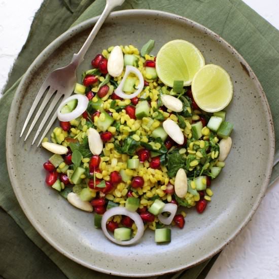 Fenugreek and Yellow Moong Salad