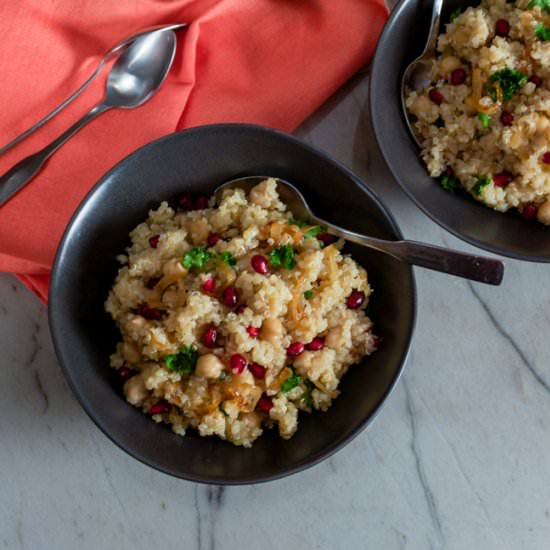 Quinoa Pomegranate Salad