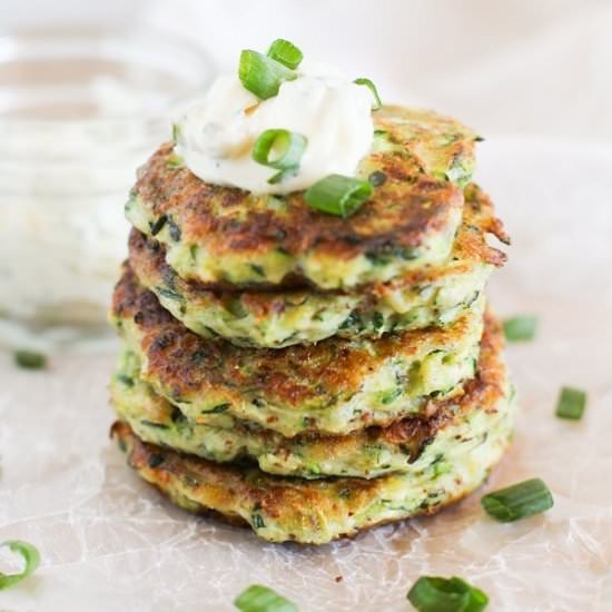 Gluten Free Zucchini Fritters