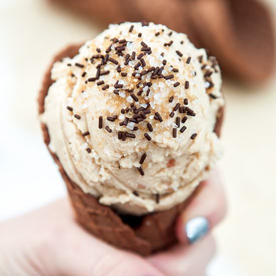 Peanut Butter and Honey Ice Cream