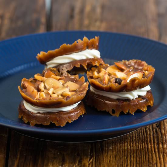 Florentines w. Vanilla Buttercream