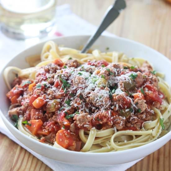 Crockpot Bolognese Sauce