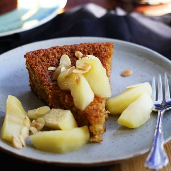 Honey + Almond Cake