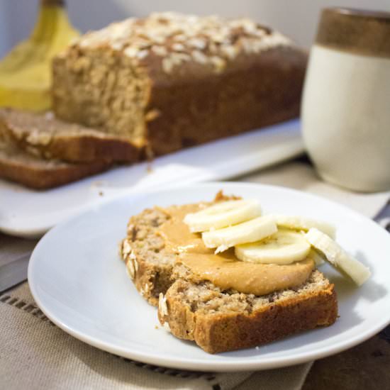 Peanut Butter Banana Bread