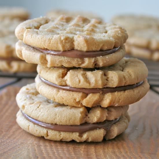 Peanut Butter Cookie Sandwiches