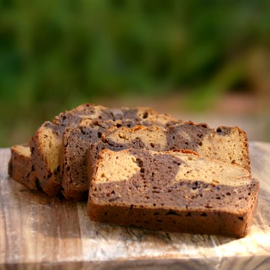 Marbled Chocolate & PB Cake