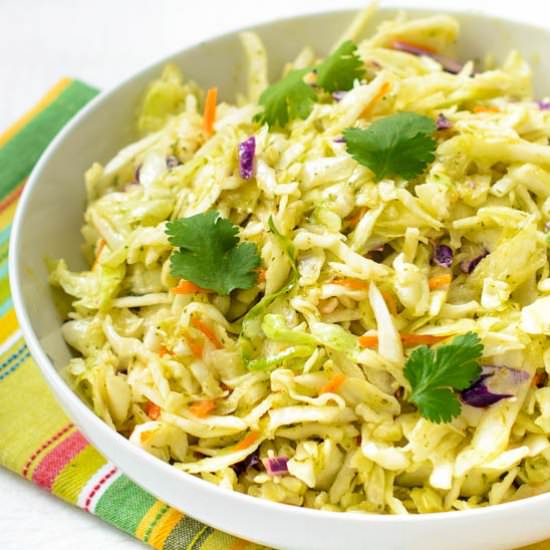 Hatch Chile Cilantro Slaw