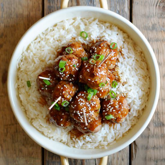 Pineapple Asian Meatballs
