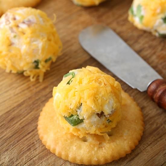 Jalapeno Popper Cheese Ball Bites