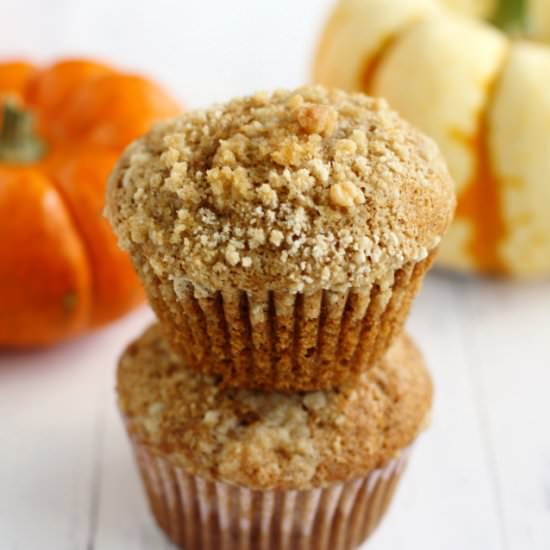 Pumpkin Muffins with Streusel
