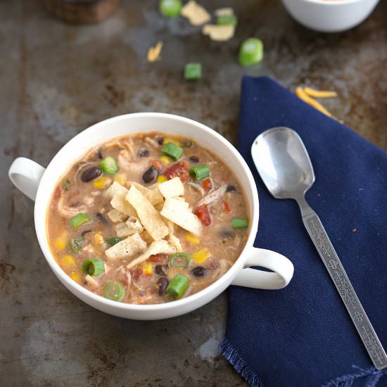 Slow Cooker Quesadilla Soup