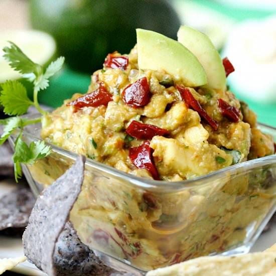 Sriracha-chipotle guacamole