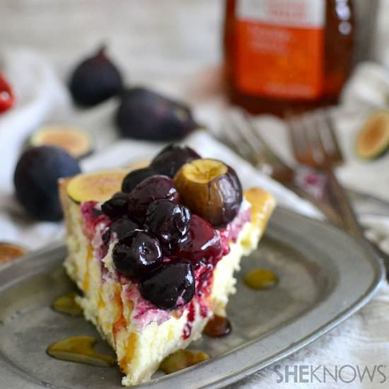 Fig & Cherry Cheesecake