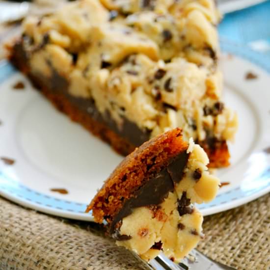 Chocolate Chip Cookie Dough Pizza