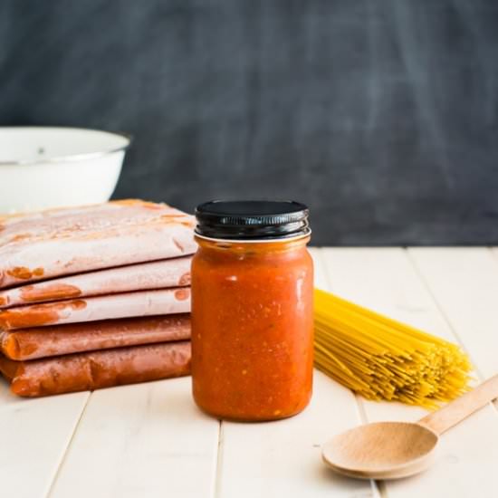 How to Make & Freeze Tomato Sauce
