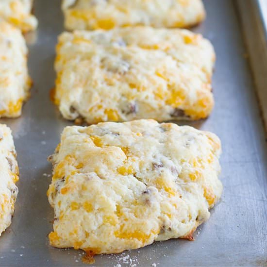 Sausage and Cheese Biscuit