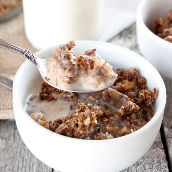 Crunchy Apple Spice Granola