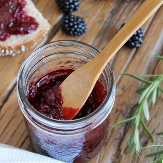 Honey & Rosemary Blackberry Jam