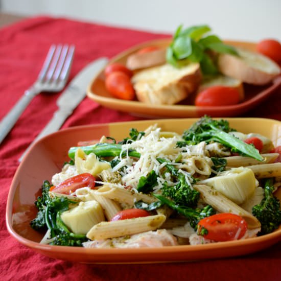 Lemon Pesto Penne