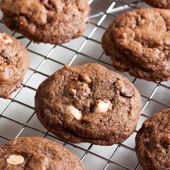 Mocha mudslide cookies