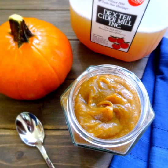 Apple cider pumpkin butter