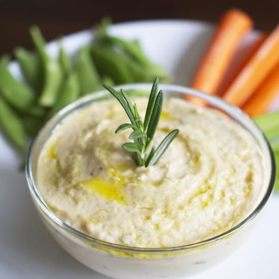Rosemary Truffle White Bean Hummus
