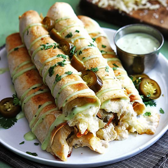Slow Cooker Jalapeño Taquitos