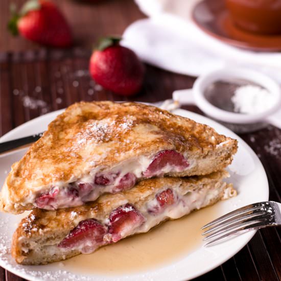 Strawberries and Cream French Toast