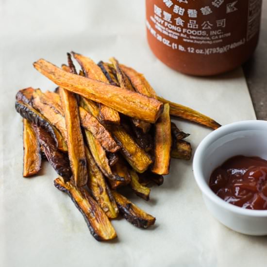 Baked Carrot and Zucchini Fries