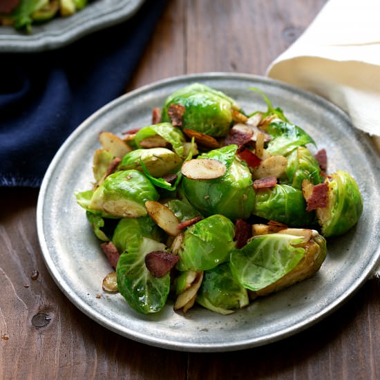 Brussels with Bacon and Almonds