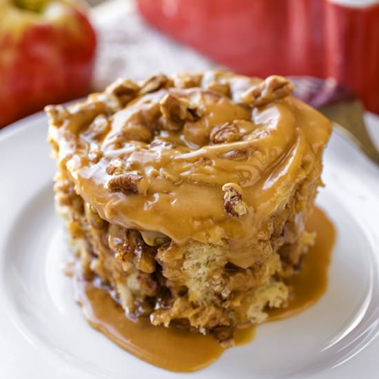 Caramel Apple Sticky Rolls