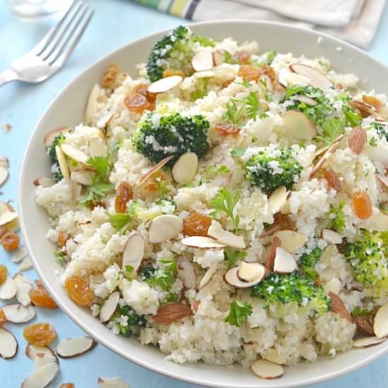 Broccoli Cauliflower “Rice” Pilaf