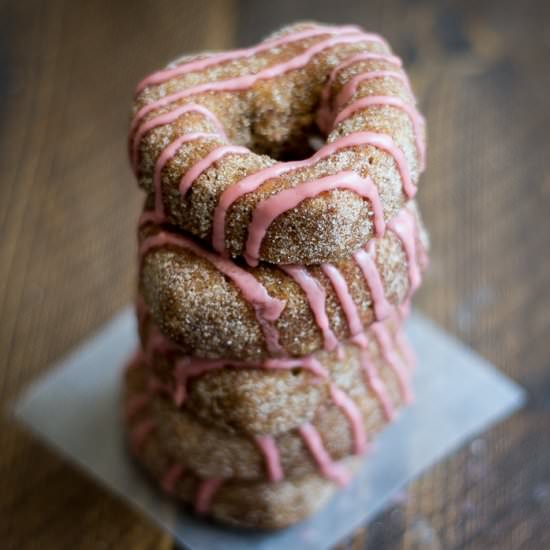 Baked Apple Cider Donuts (vegan)
