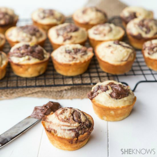Nutella Apple Muffins