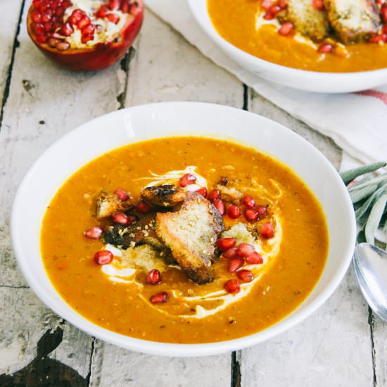 Roasted Butternut Squash Soup