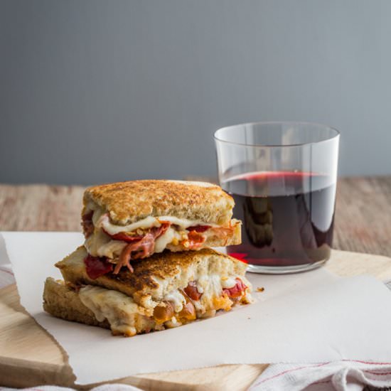 Pepper Provolone Grilled Cheese