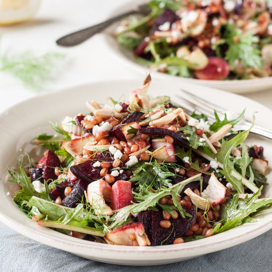 Roasted Fennel & Beet Salad
