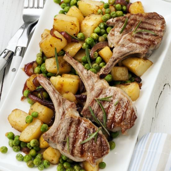 Greek Marinated Lamb Chops