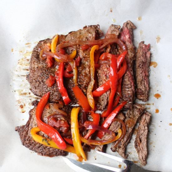 Steak Piperade