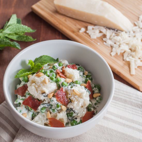 Cauliflower in Ricotta Sauce