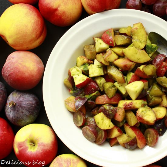 Fruit Matcha Salad (Vegan)