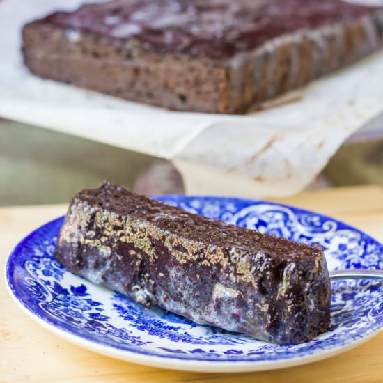 Sweet Potato Chocolate Lemon Cake